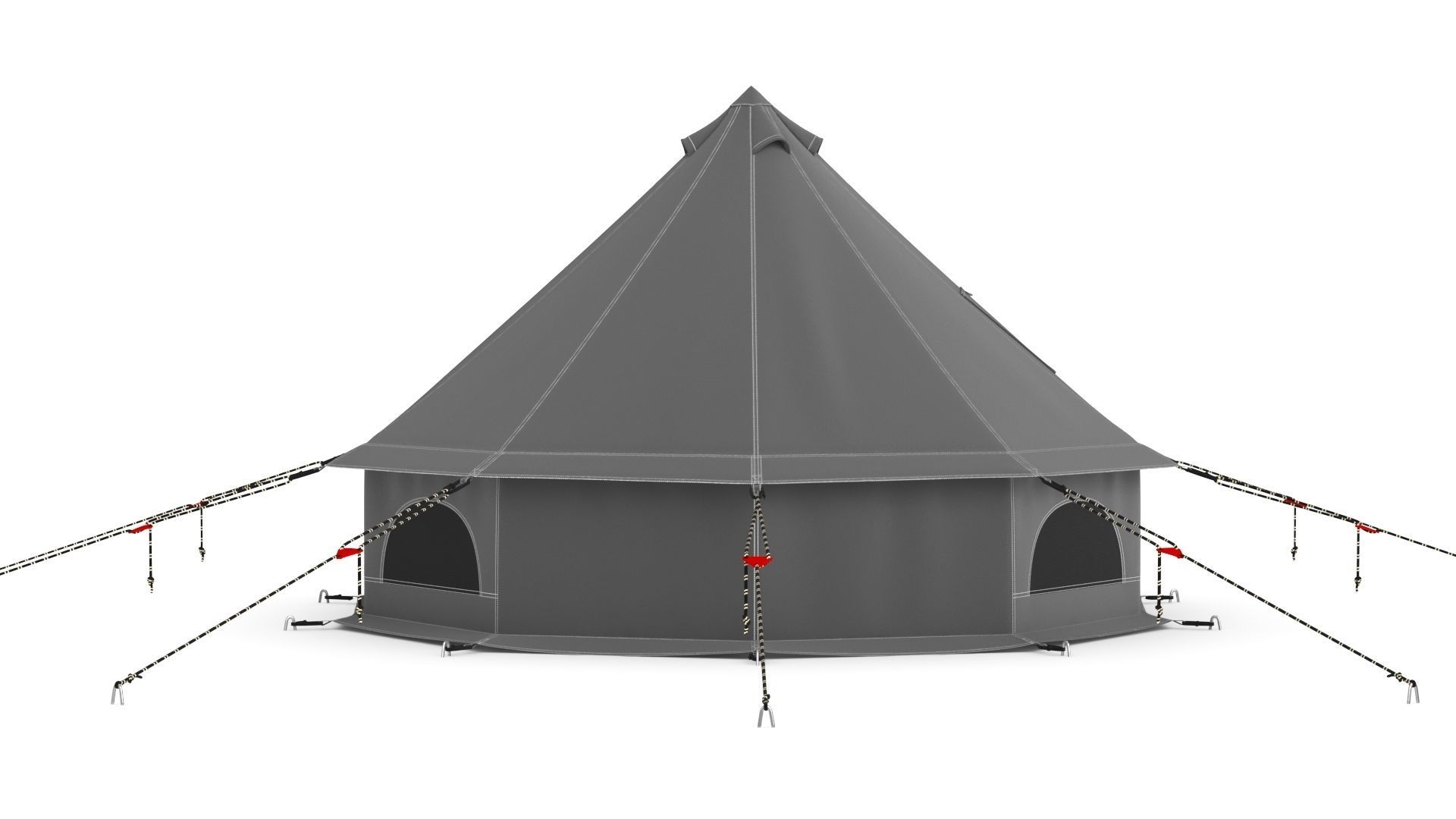 Regatta Canvas Bell Tent 3D model_7