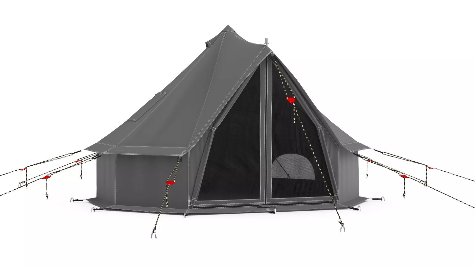 Regatta Canvas Bell Tent 3D model_0