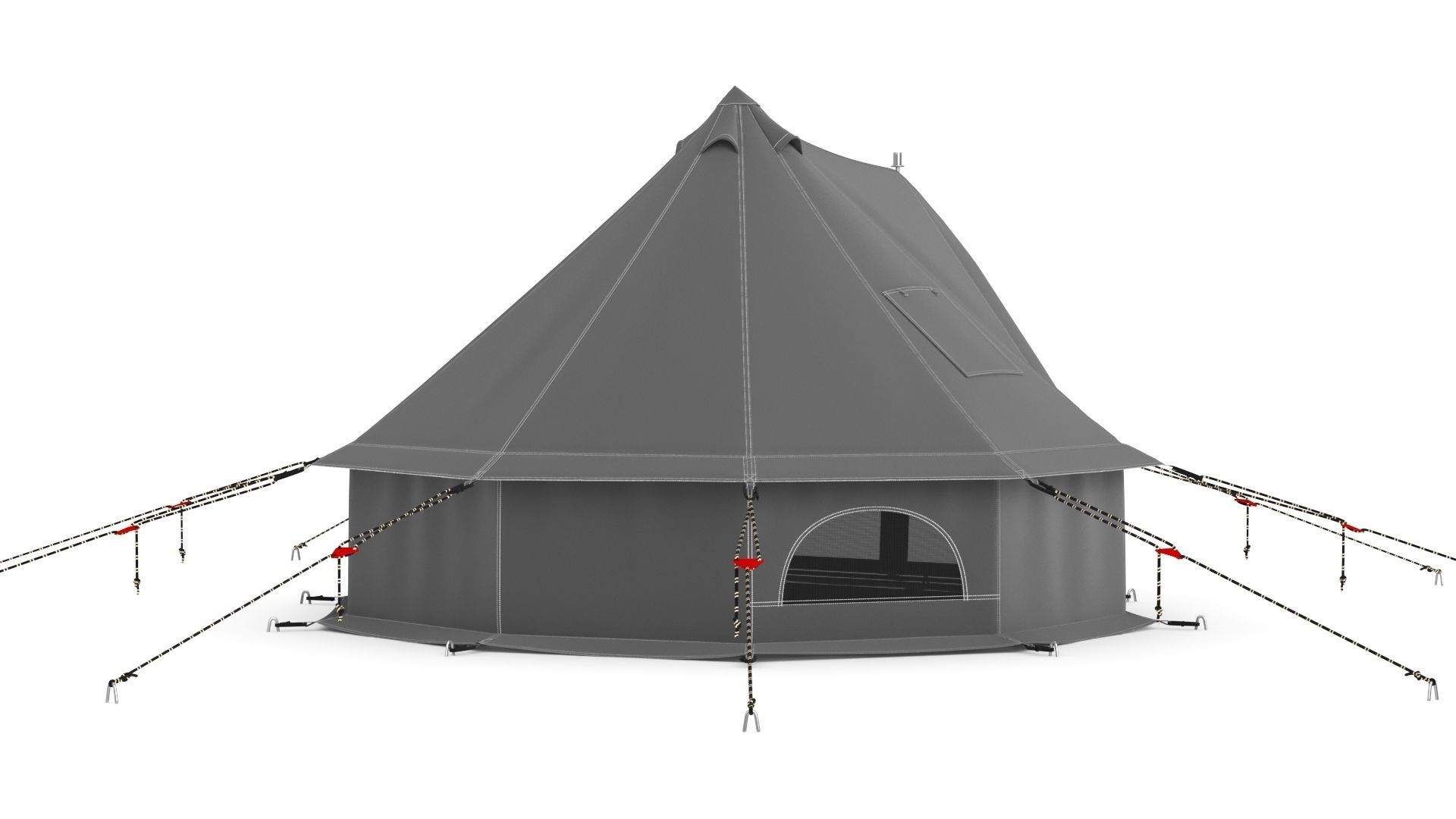Regatta Canvas Bell Tent 3D model_9