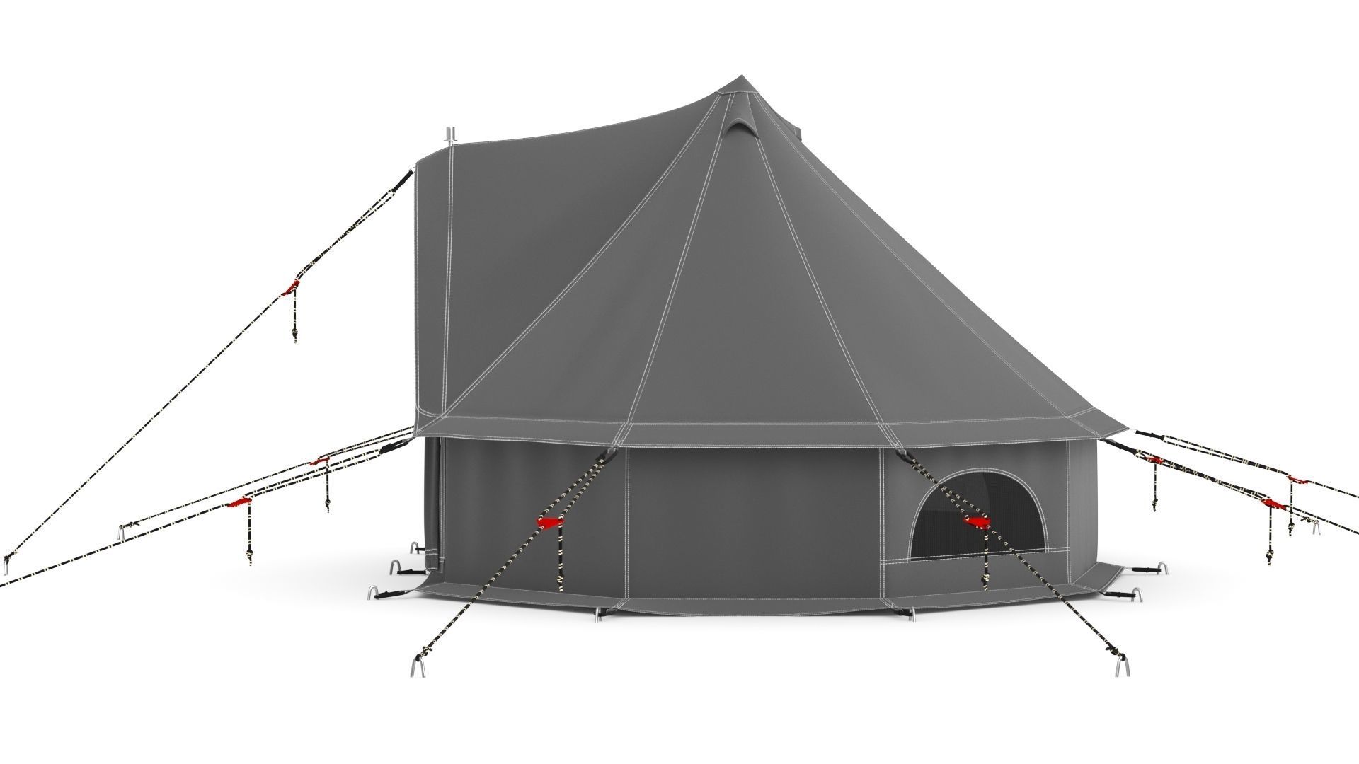 Regatta Canvas Bell Tent 3D model_8