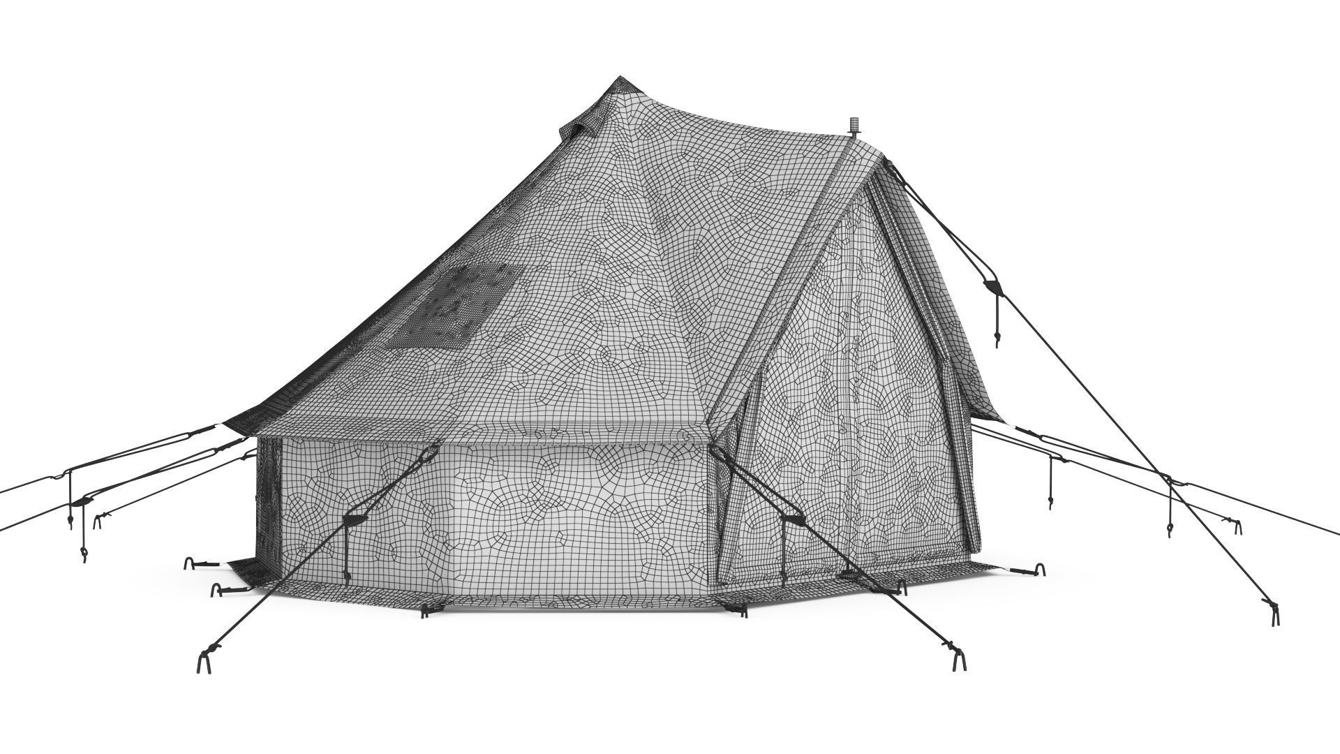 Regatta Canvas Bell Tent 3D model_13