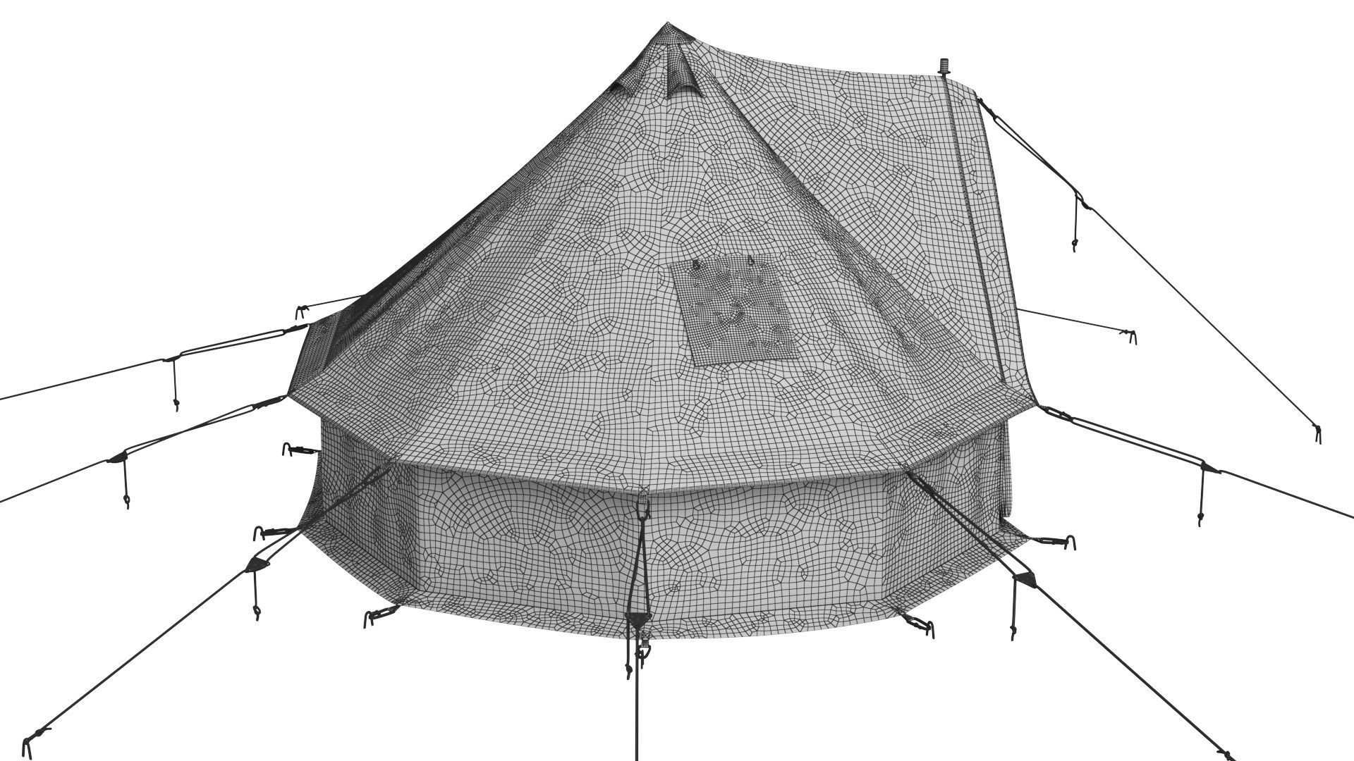 Regatta Canvas Bell Tent 3D model_15