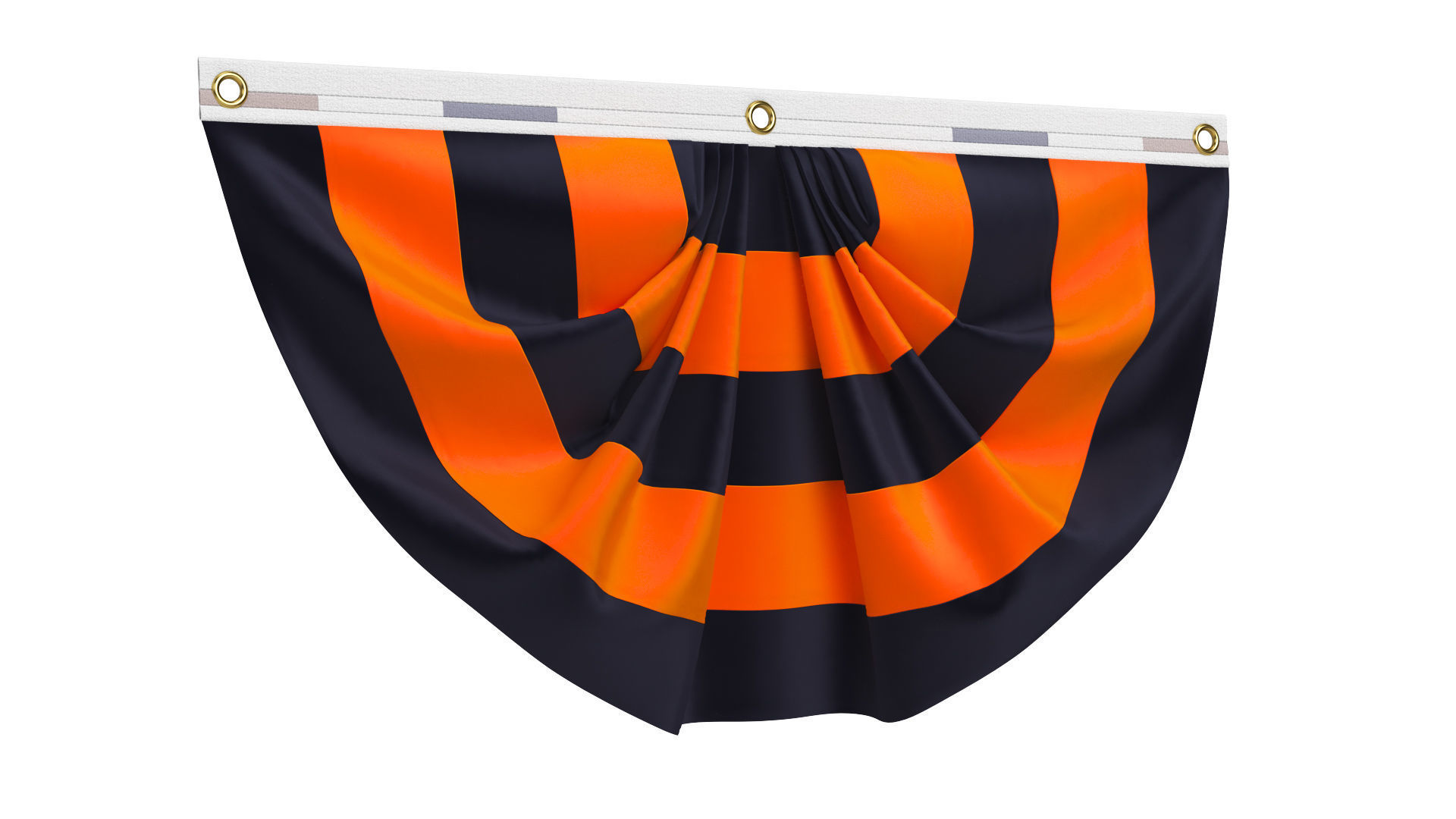 Halloween Flag Bunting Set 3D model_4