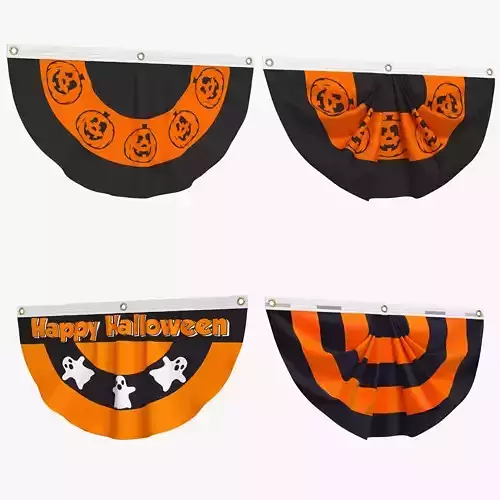 Halloween Flag Bunting Set