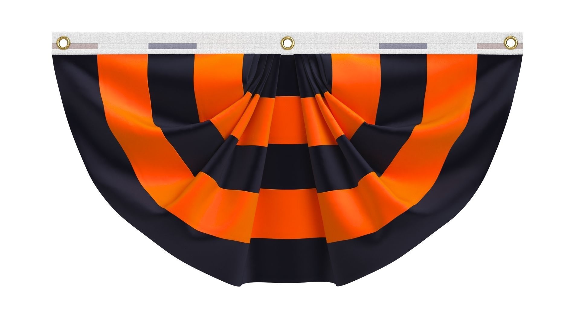 Halloween Flag Bunting Set 3D model_8