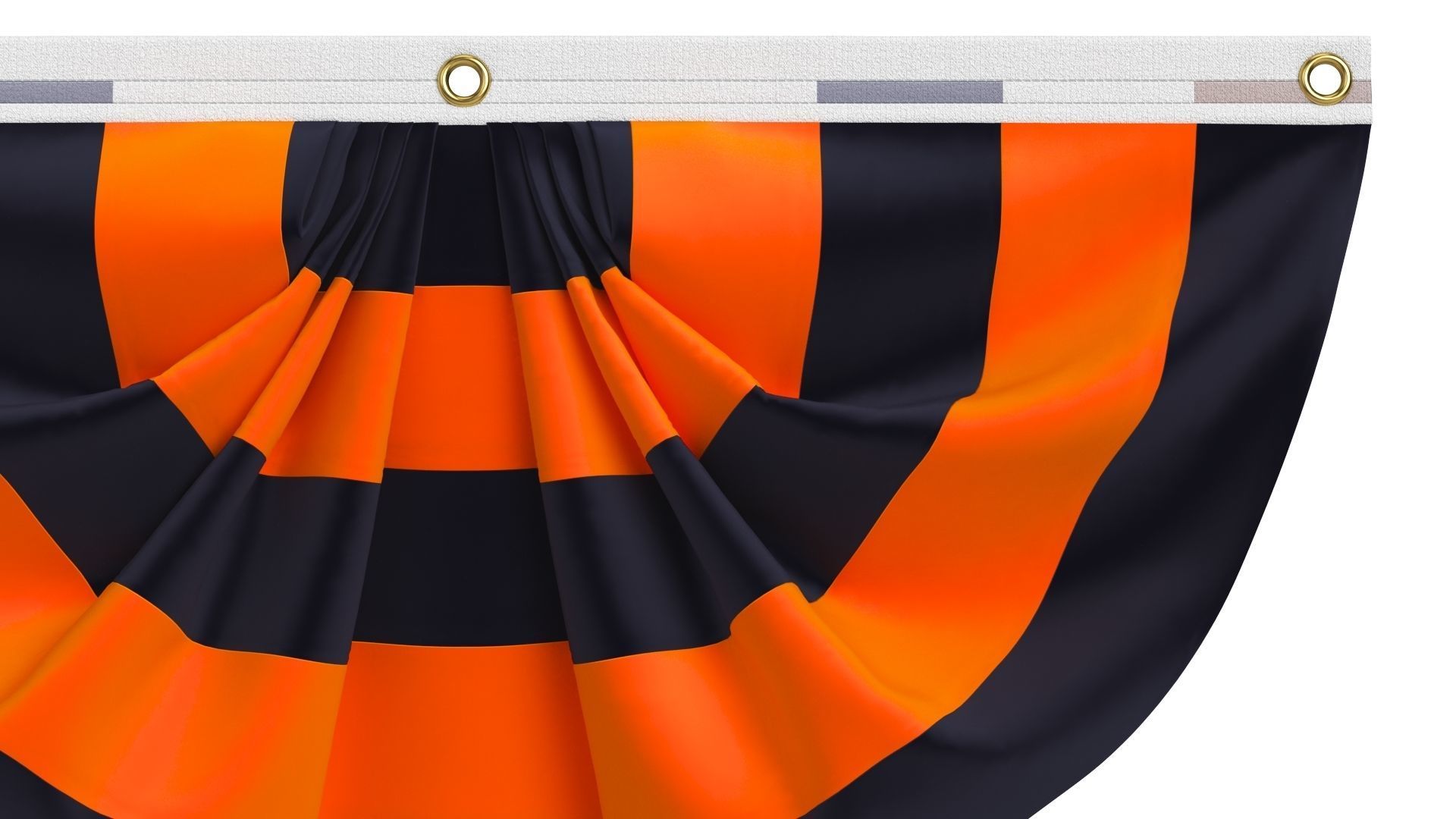 Halloween Flag Bunting Set 3D model_10