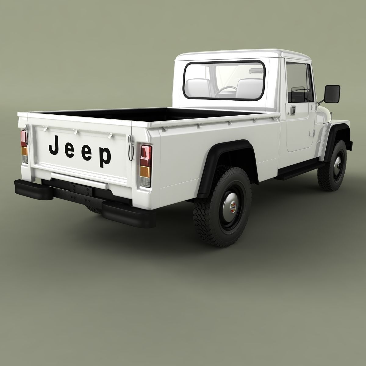 Jeep CJ-10 Pick Up 3D model_2