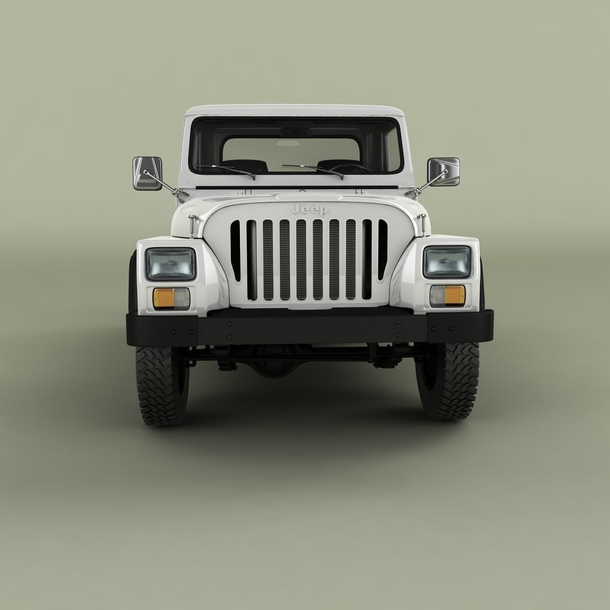Jeep CJ-10 Pick Up 3D model_4