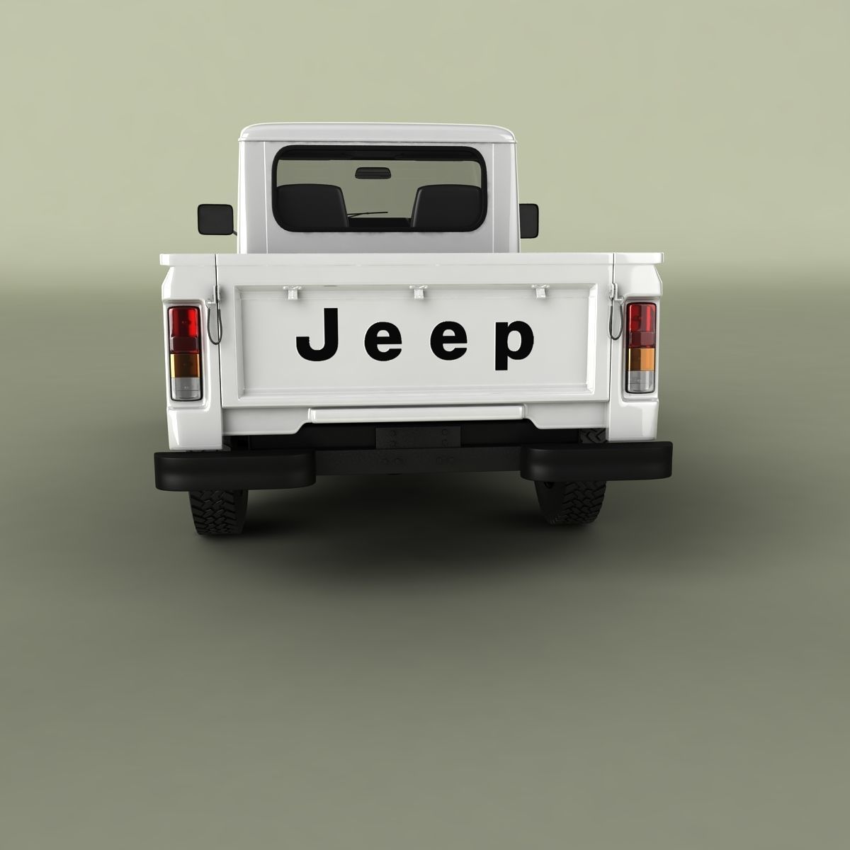 Jeep CJ-10 Pick Up 3D model_3