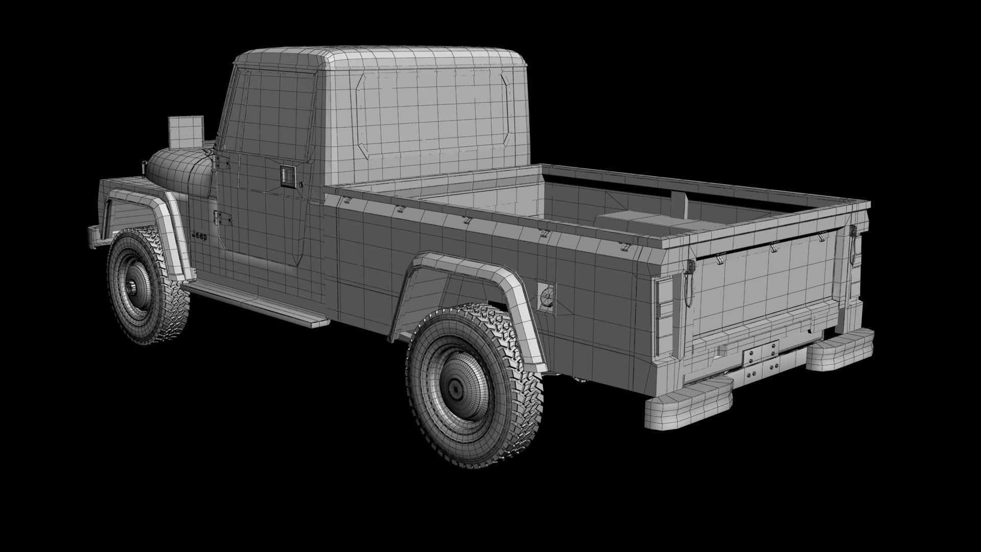 Jeep CJ-10 Pick Up 3D model_18