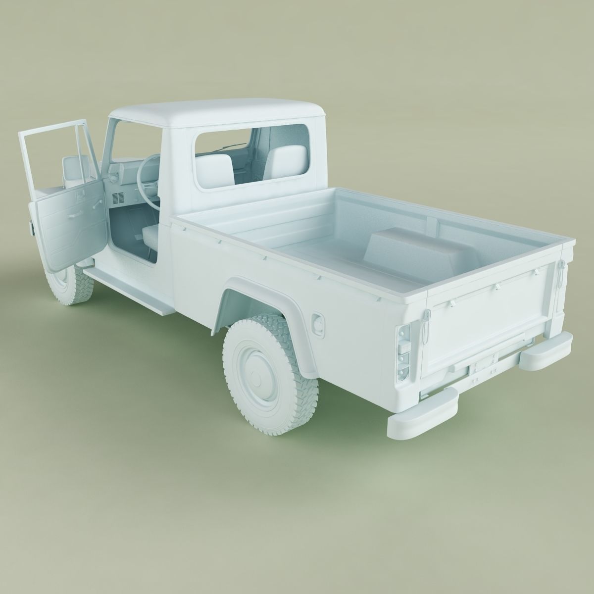 Jeep CJ-10 Pick Up 3D model_13