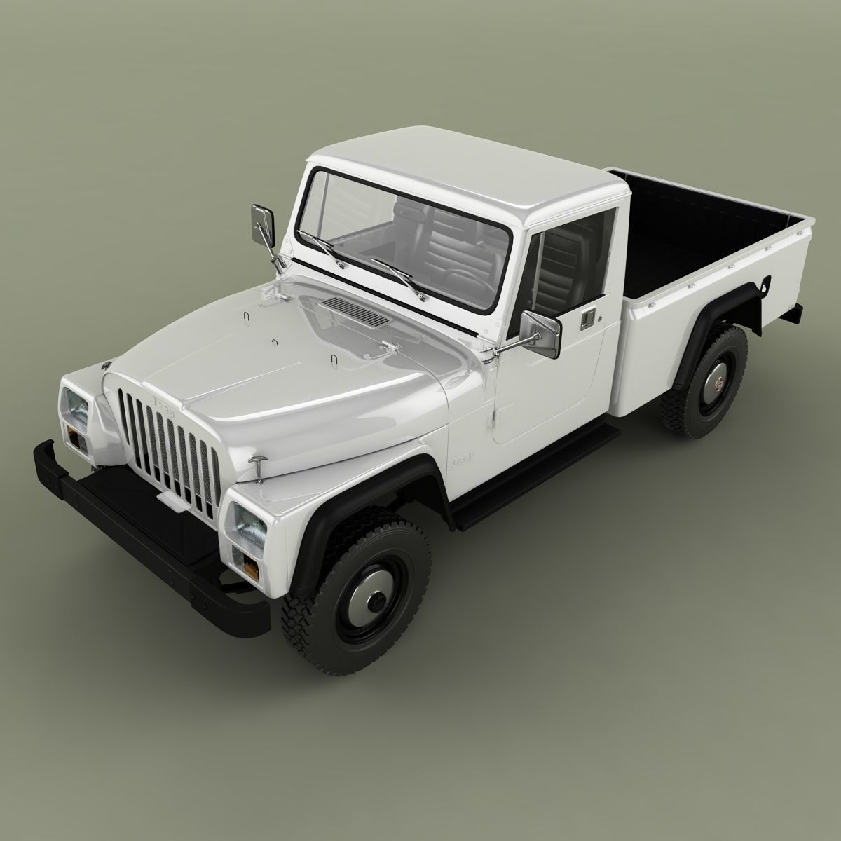Jeep CJ-10 Pick Up 3D model_5