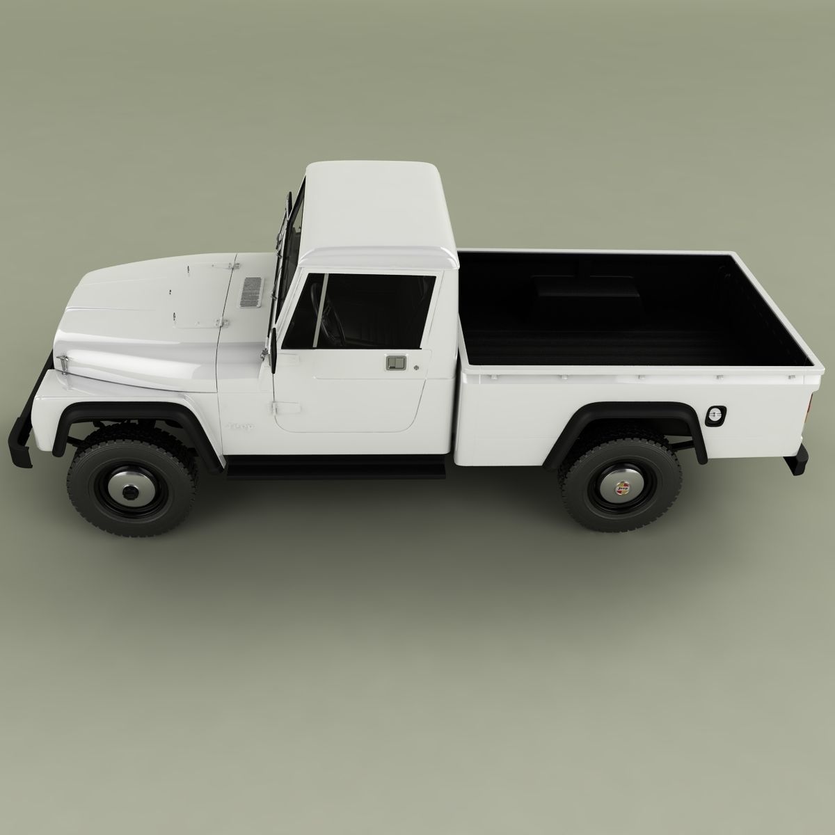 Jeep CJ-10 Pick Up 3D model_6
