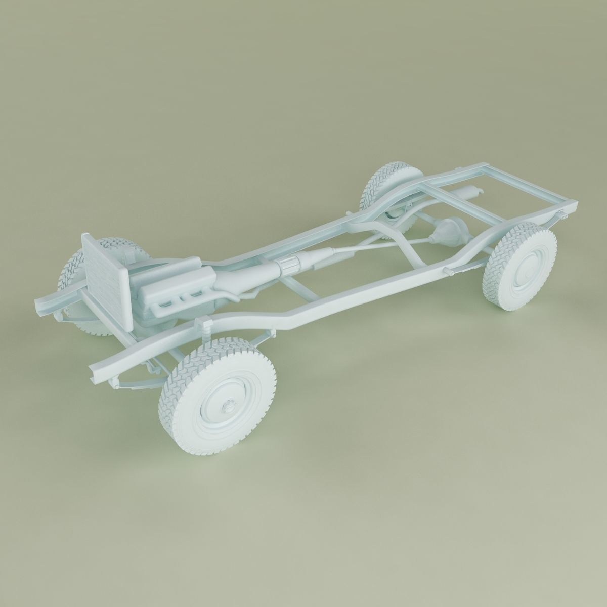 Jeep CJ-10 Pick Up 3D model_14