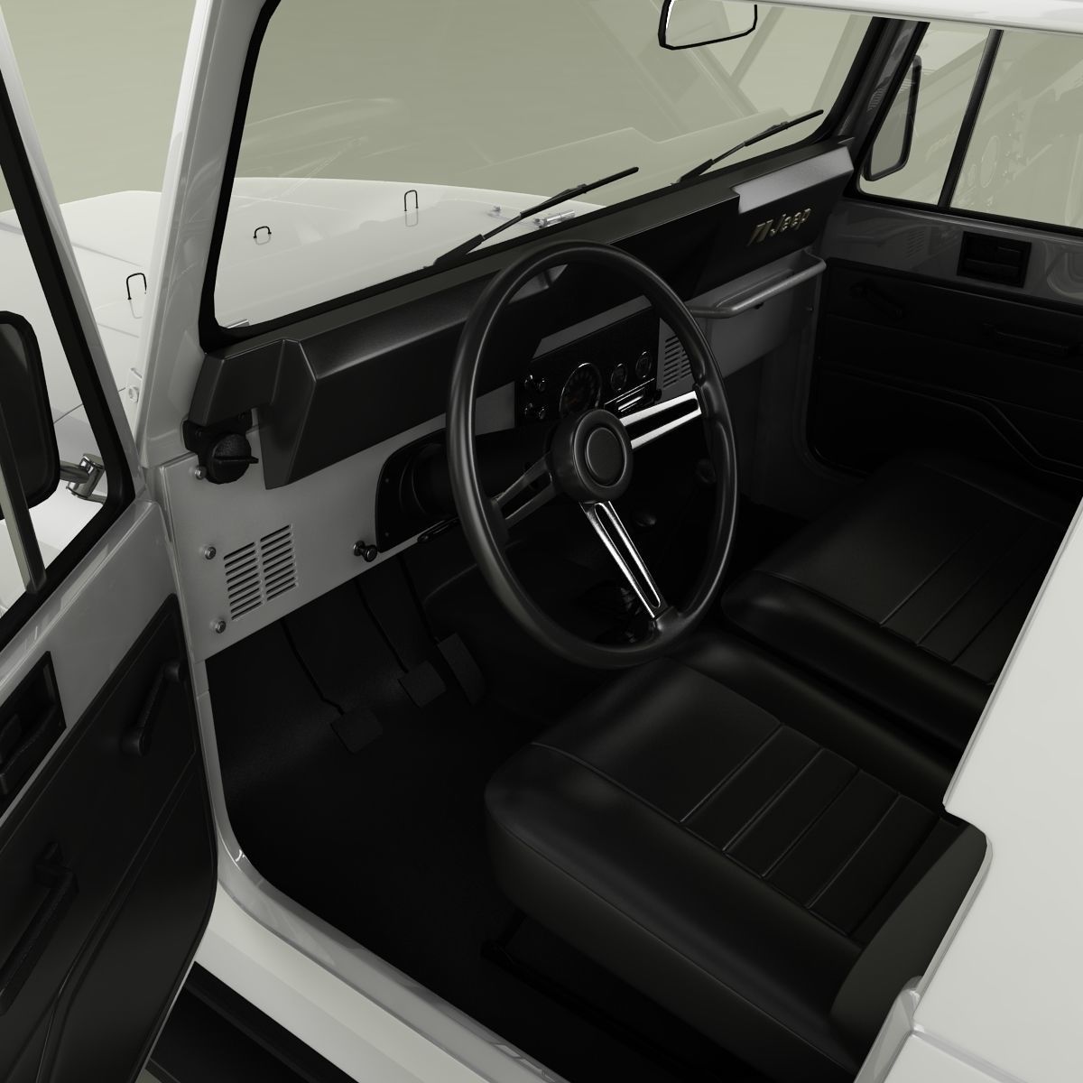 Jeep CJ-10 Pick Up 3D model_9