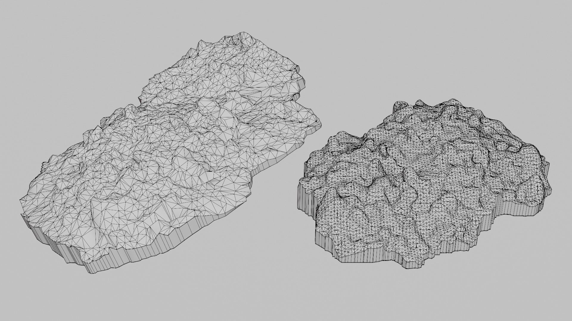 Piles of rock Free 3D model_6