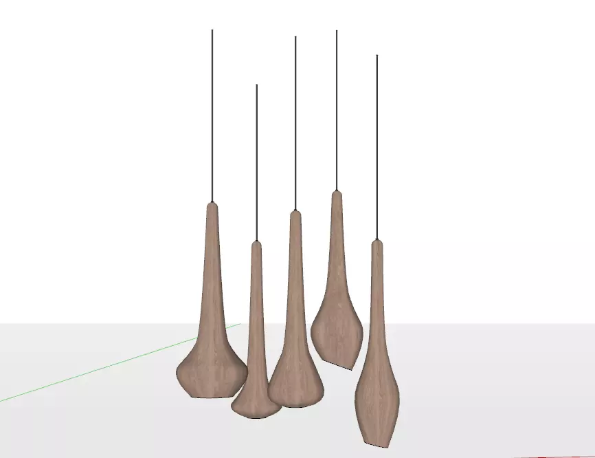 DROP TEAR PENDANT 3D model_0