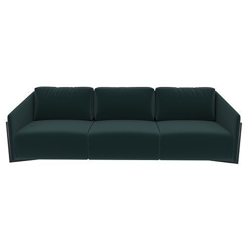 Timber 4-Seater Sofas in Green from Kann Design 3D model