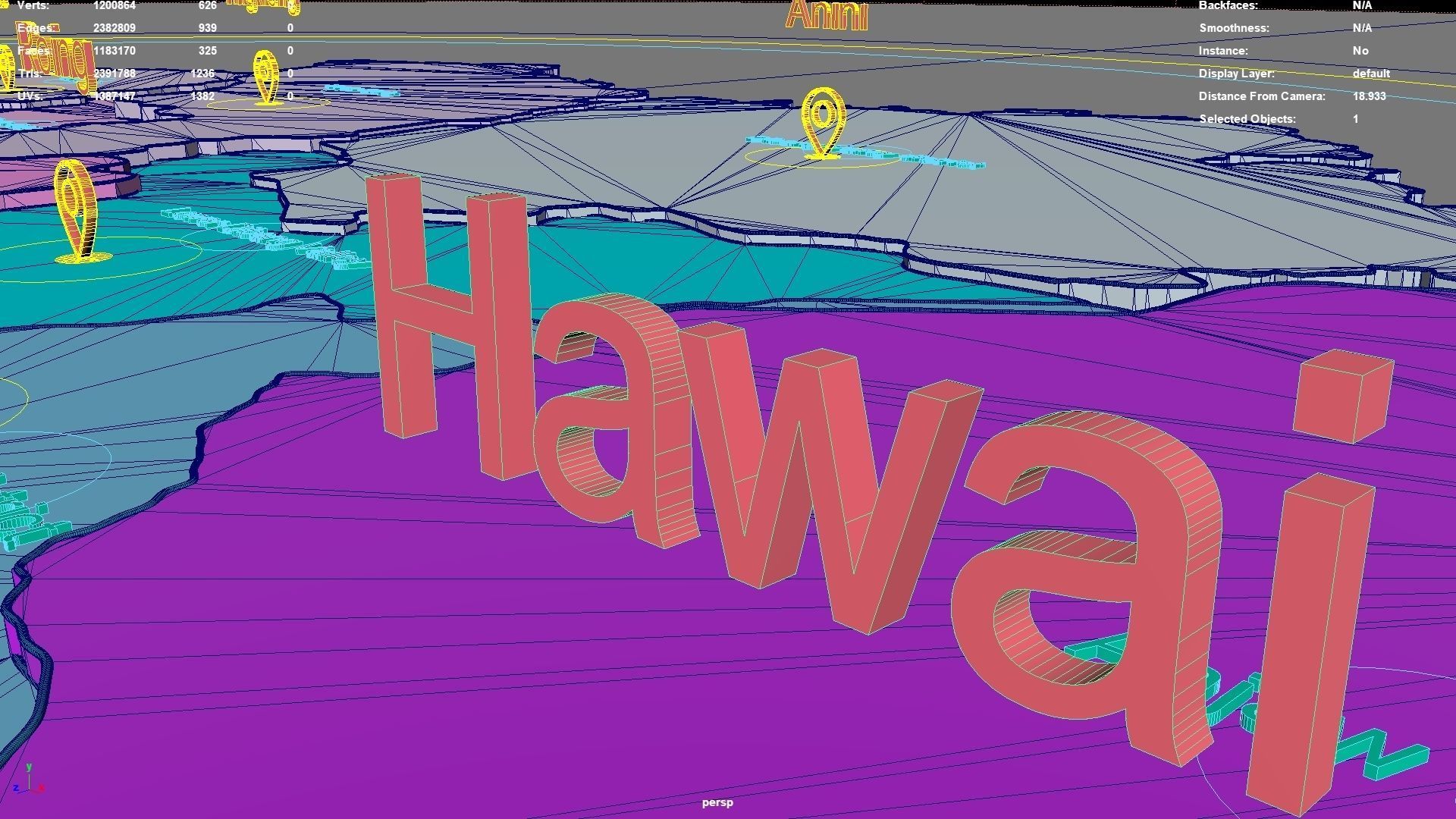 Arunachal Pradesh India map region 3D model geography political 3D model_9