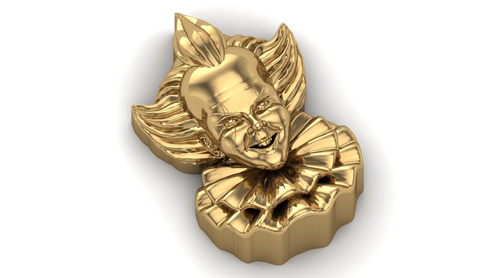 Joker face model 3D print model_2