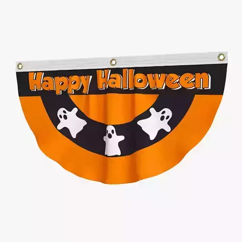 Halloween Ghost Bunting Flag