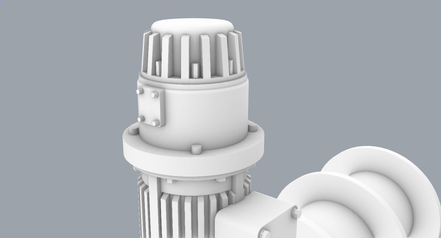 Boat Winches Set PM - 5 Winch Models 3D print model_30