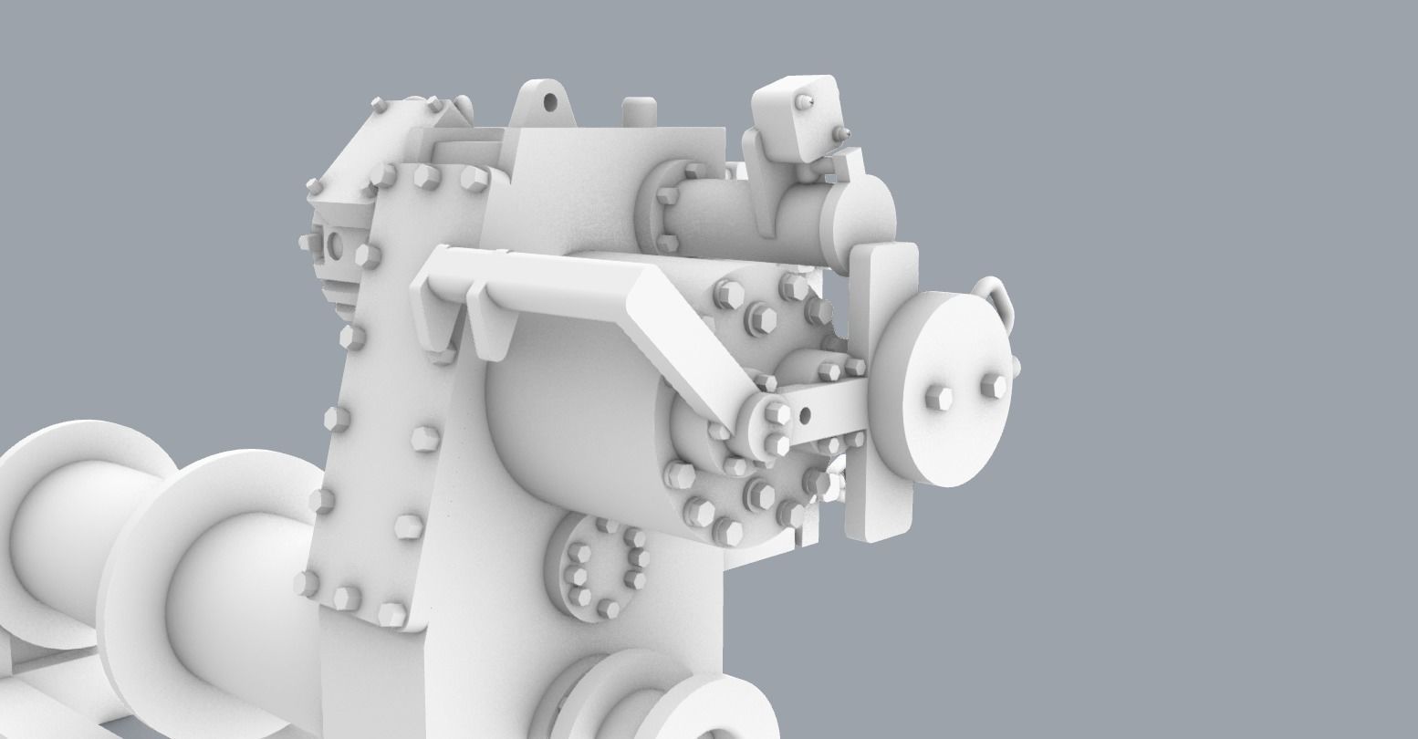 Boat Winches Set PM - 5 Winch Models 3D print model_44