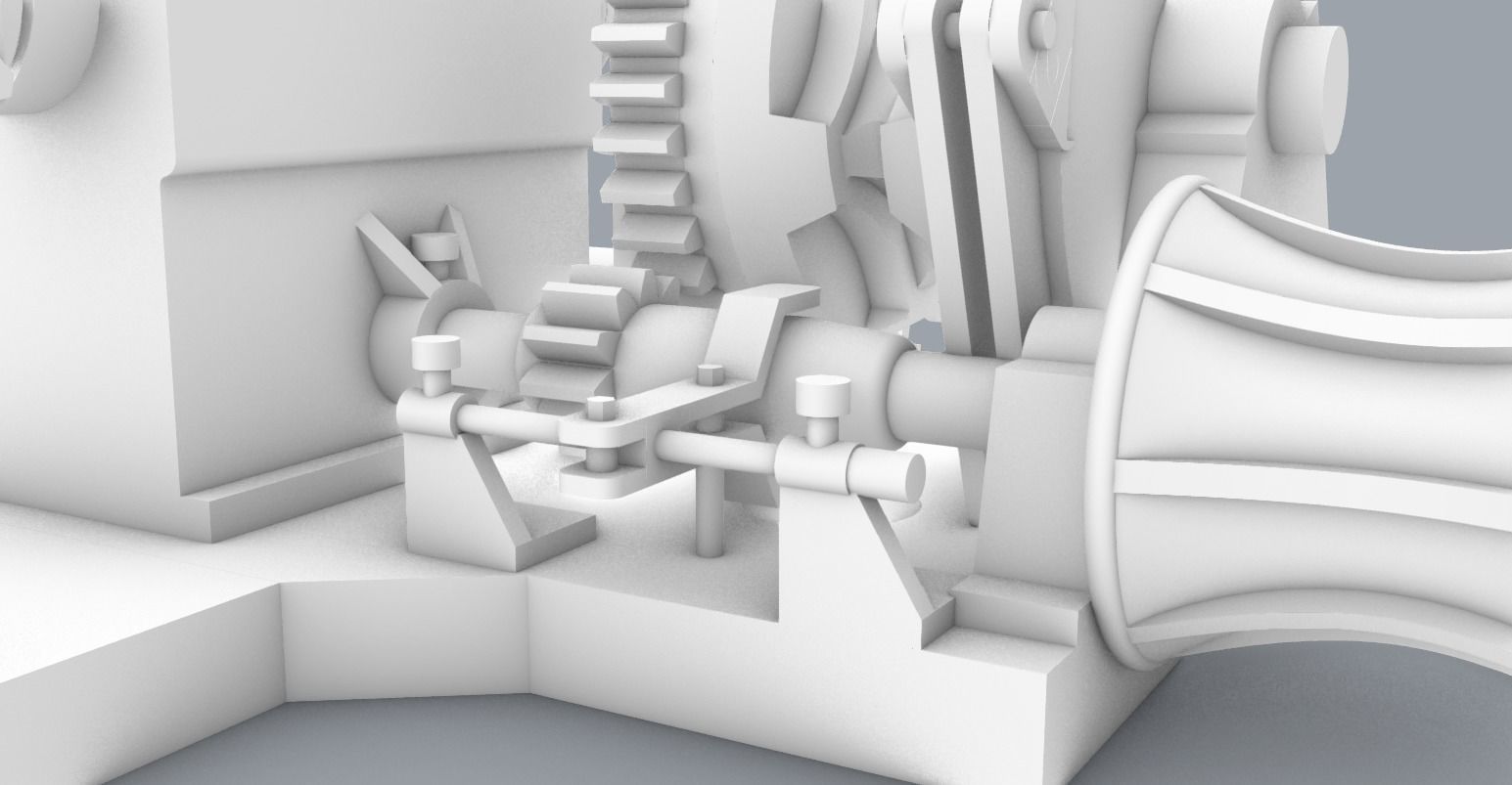 Boat Winches Set PM - 5 Winch Models 3D print model_9