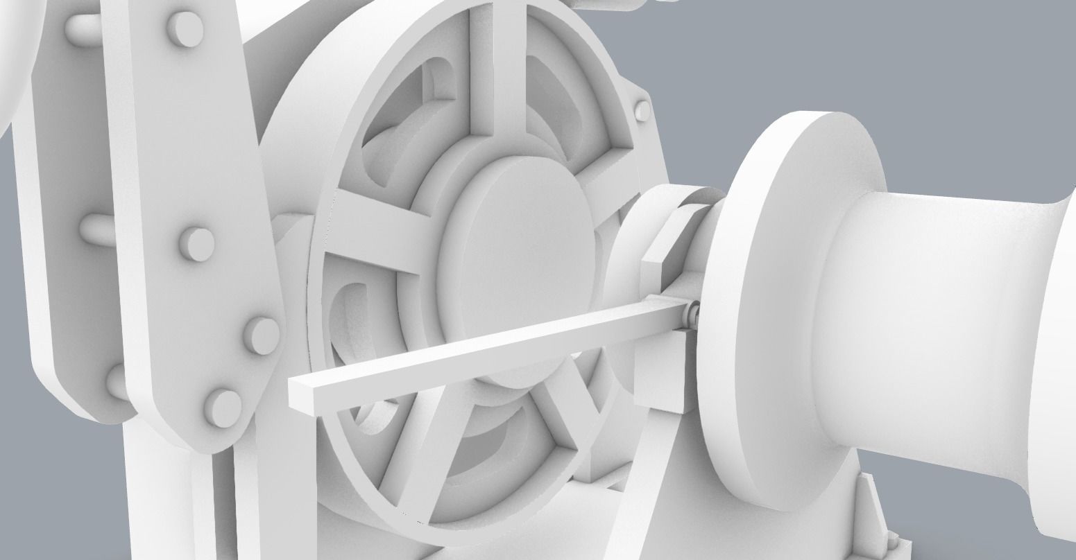 Boat Winches Set PM - 5 Winch Models 3D print model_59