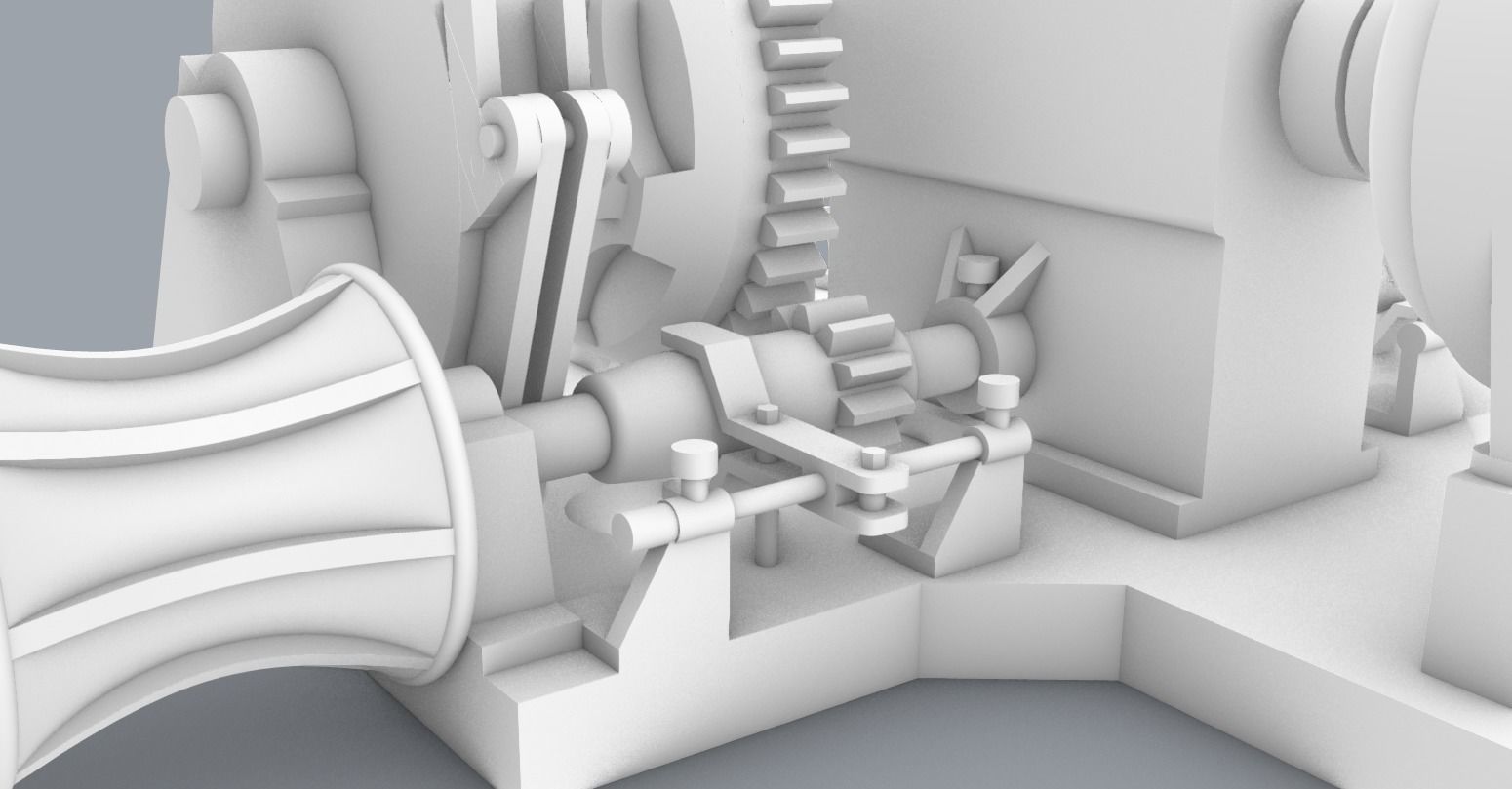 Boat Winches Set PM - 5 Winch Models 3D print model_10