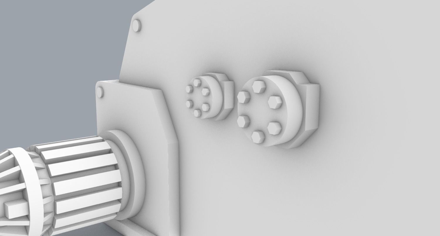 Boat Winches Set PM - 5 Winch Models 3D print model_58