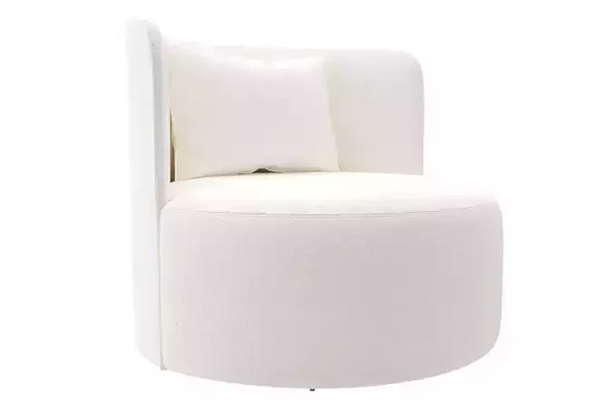 REYNAUX CURVE SWIVEL CHAIR 3D model