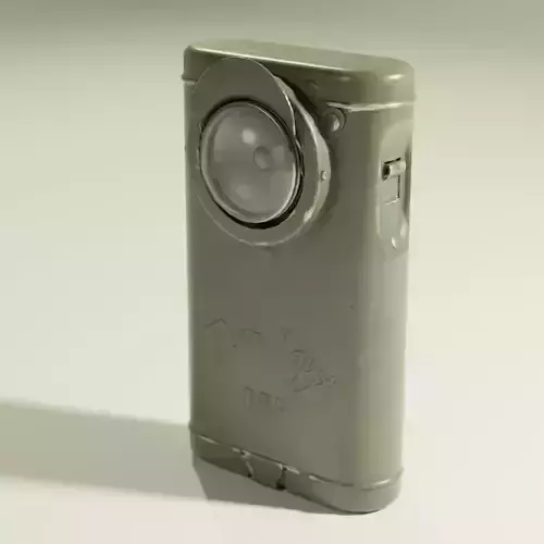 WW1 German Belt Lamp Low-poly 3D model