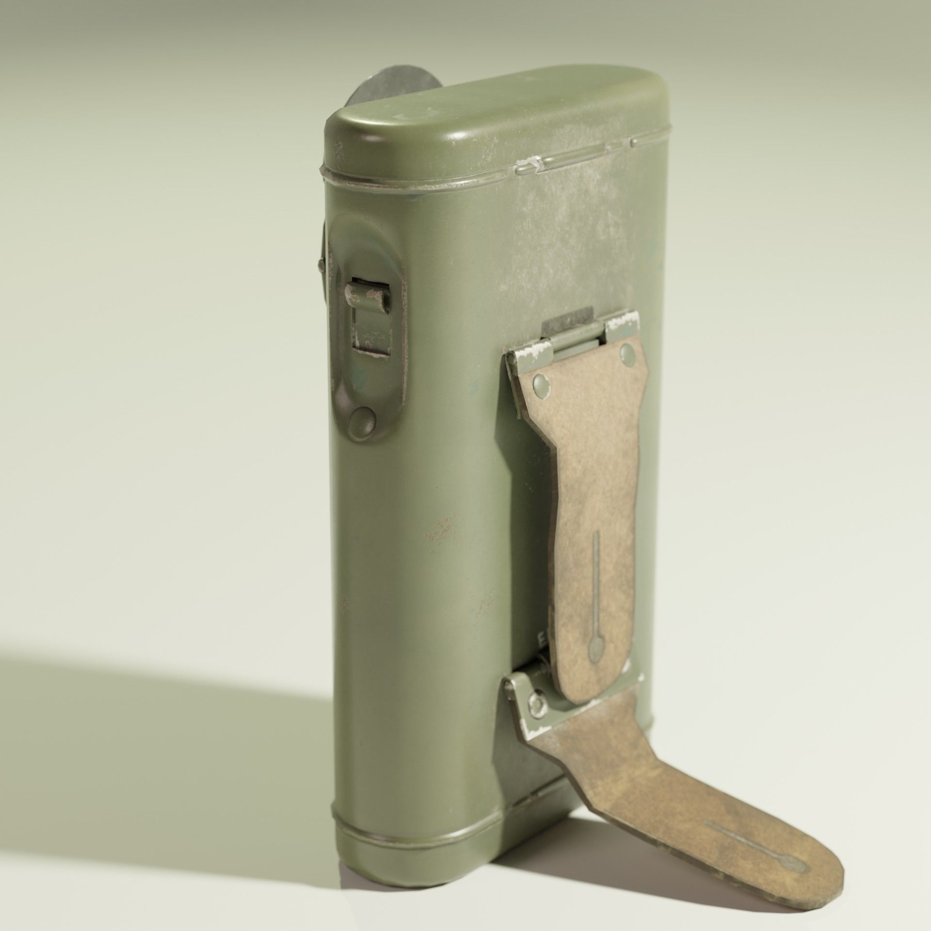 WW1 German Belt Lamp Low-poly 3D model_6