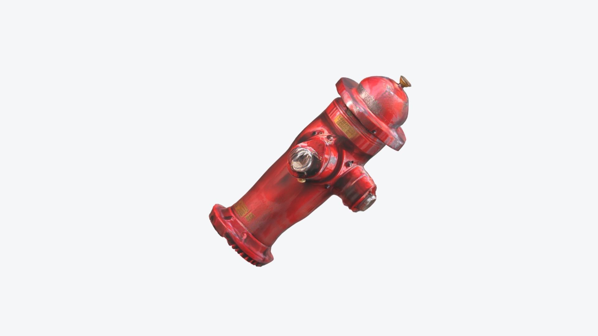 Fire Hydrant Fireplug 3D model_4