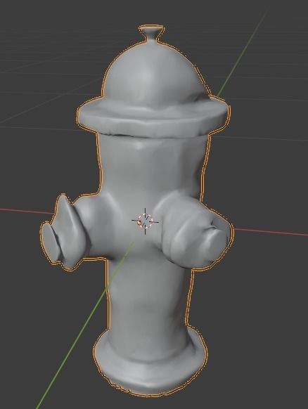 Fire Hydrant Fireplug 3D model_7