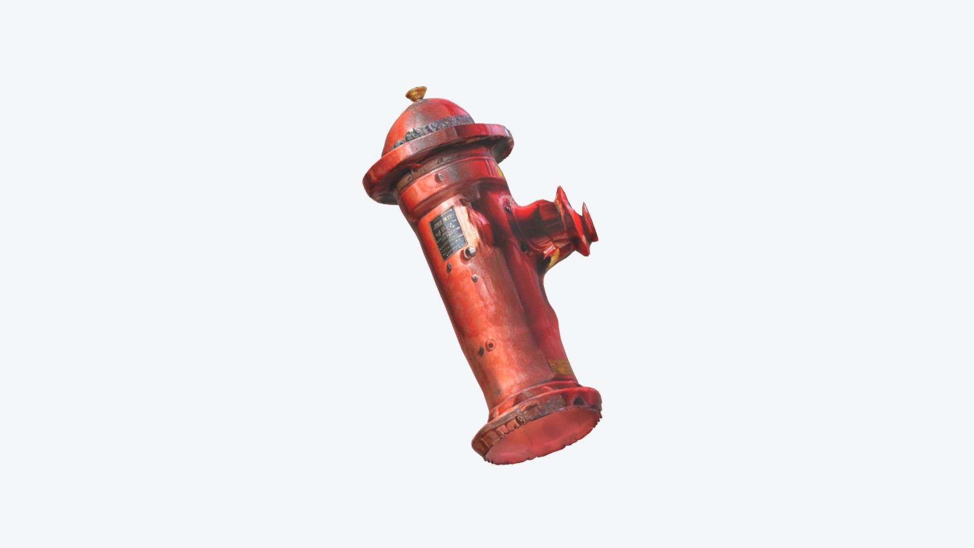 Fire Hydrant Fireplug 3D model_5