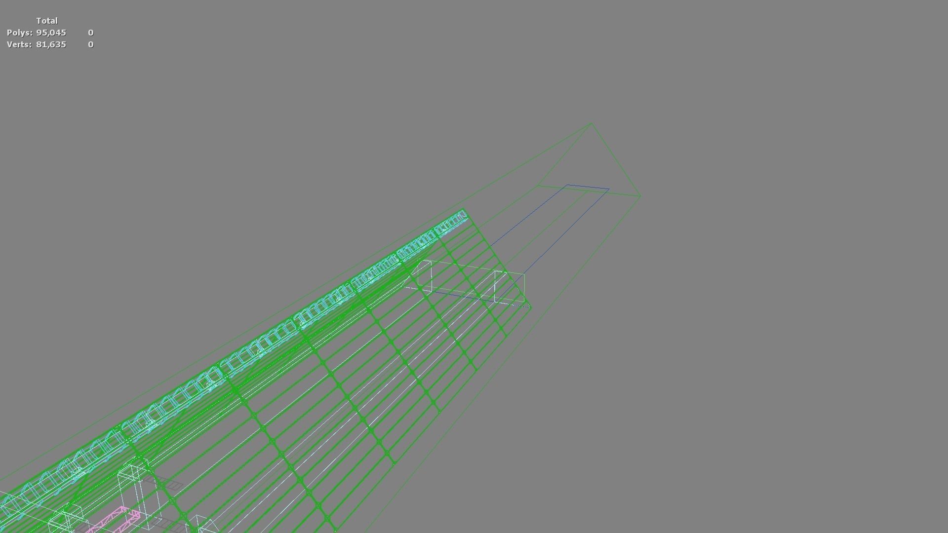 Sci-fi Spaceship interior 3D model_36