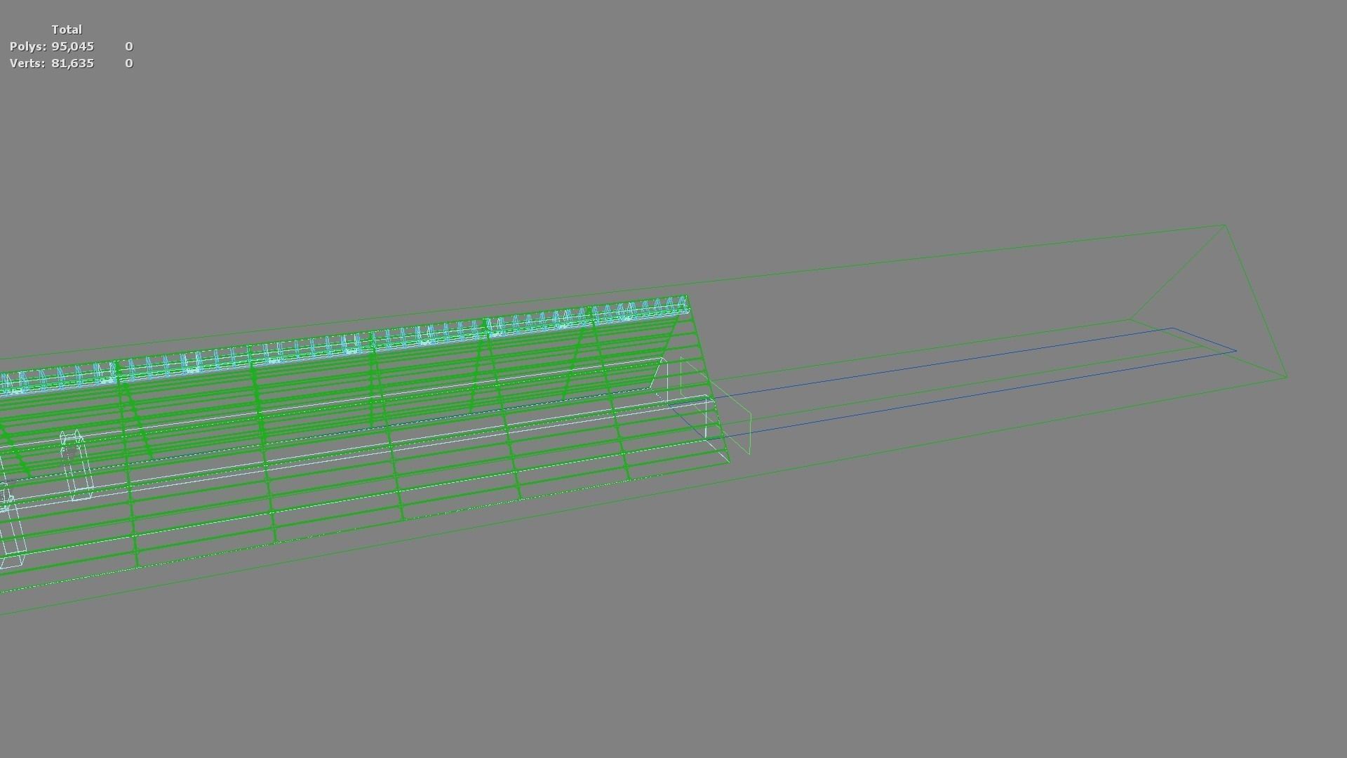 Sci-fi Spaceship interior 3D model_40