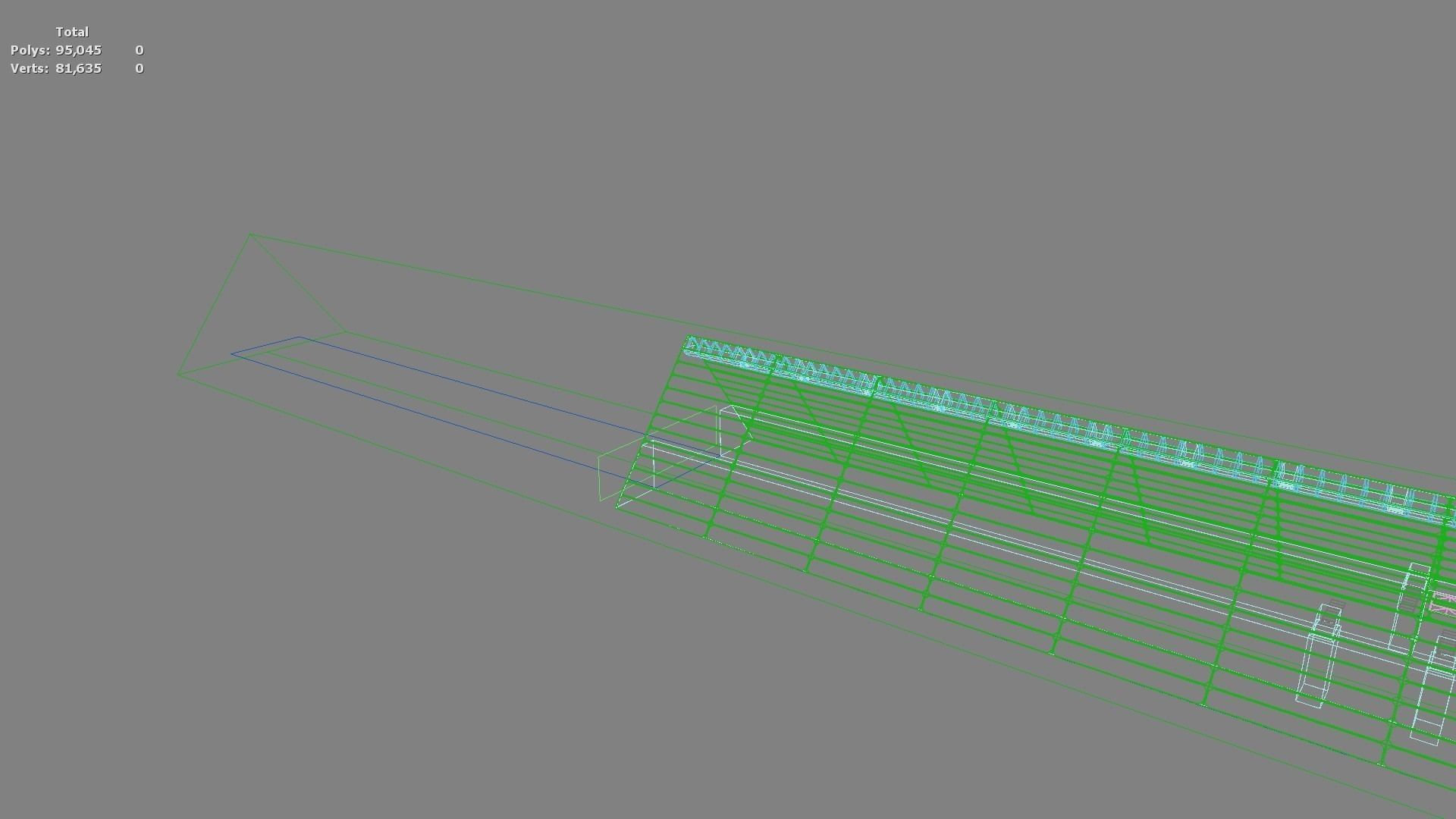 Sci-fi Spaceship interior 3D model_29