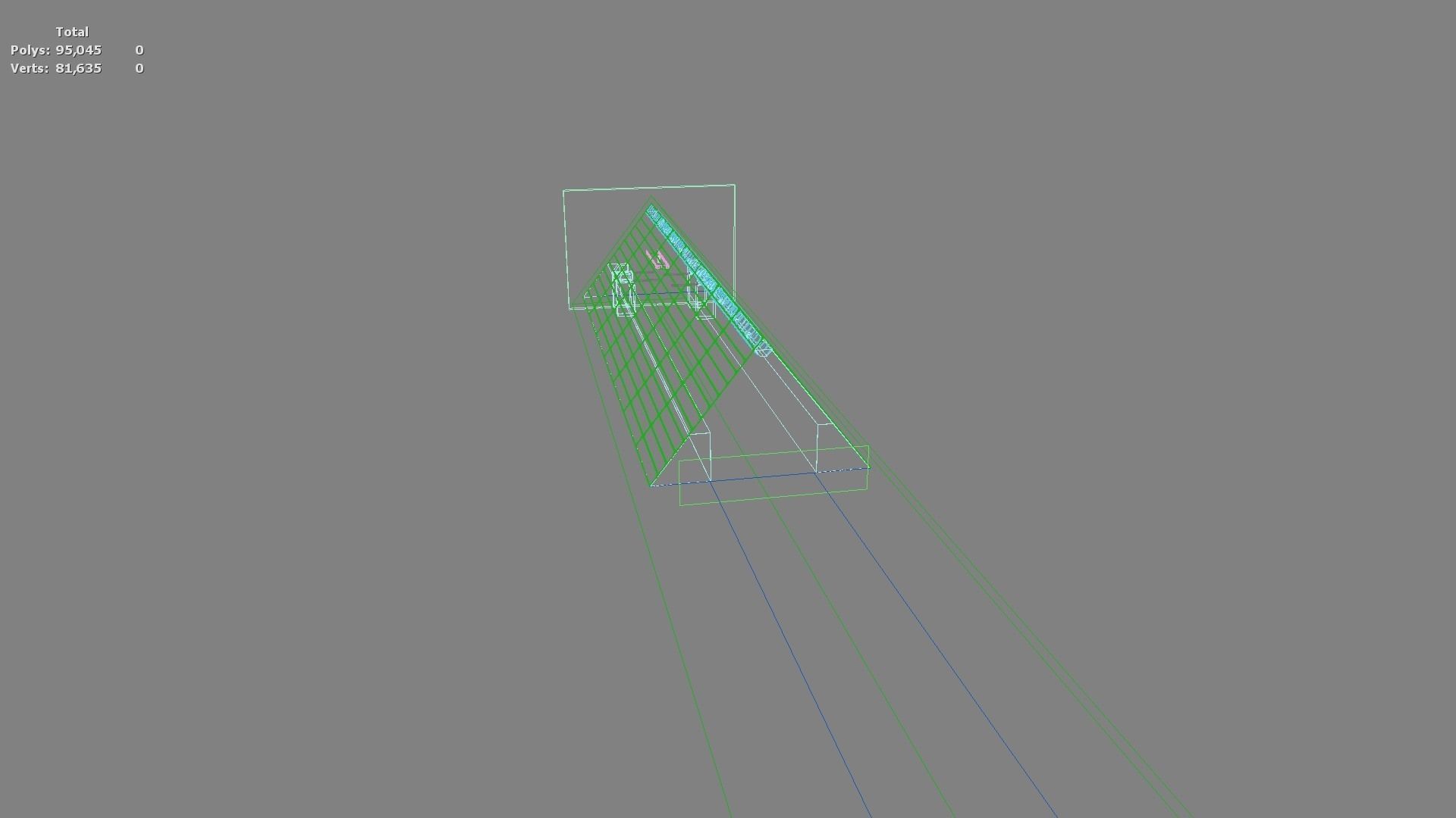 Sci-fi Spaceship interior 3D model_16