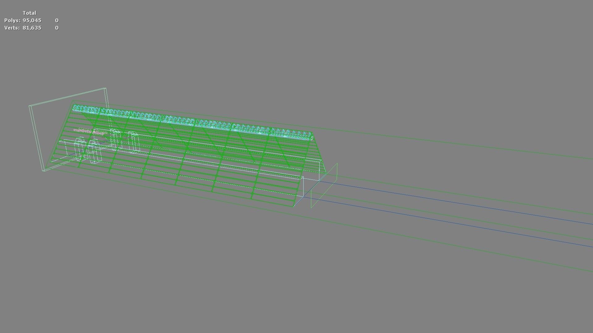 Sci-fi Spaceship interior 3D model_11