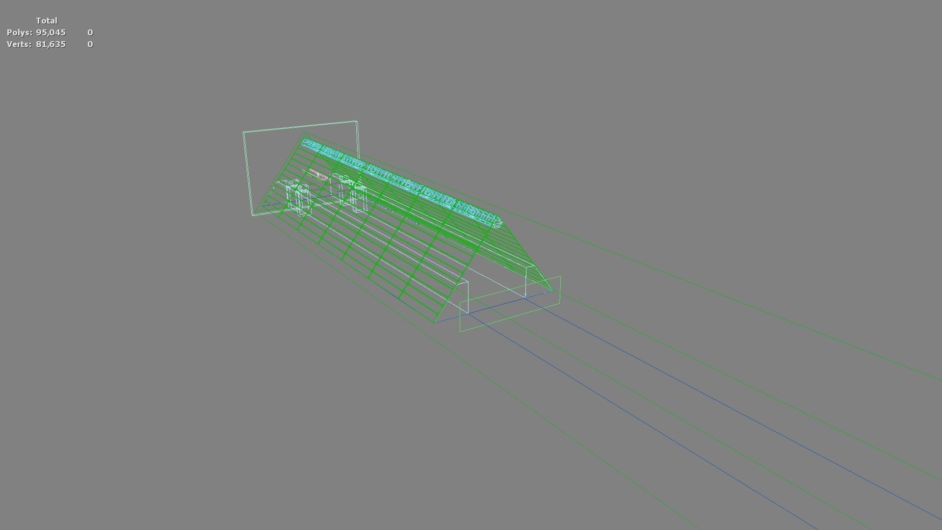 Sci-fi Spaceship interior 3D model_14