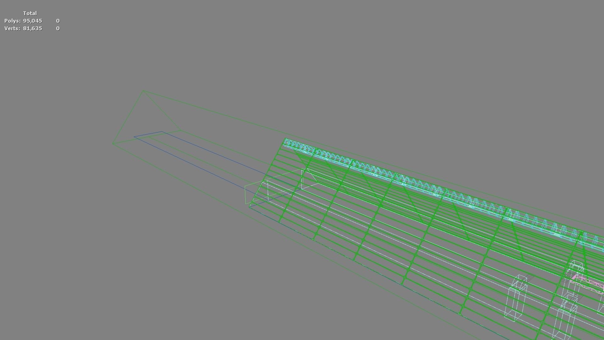 Sci-fi Spaceship interior 3D model_30
