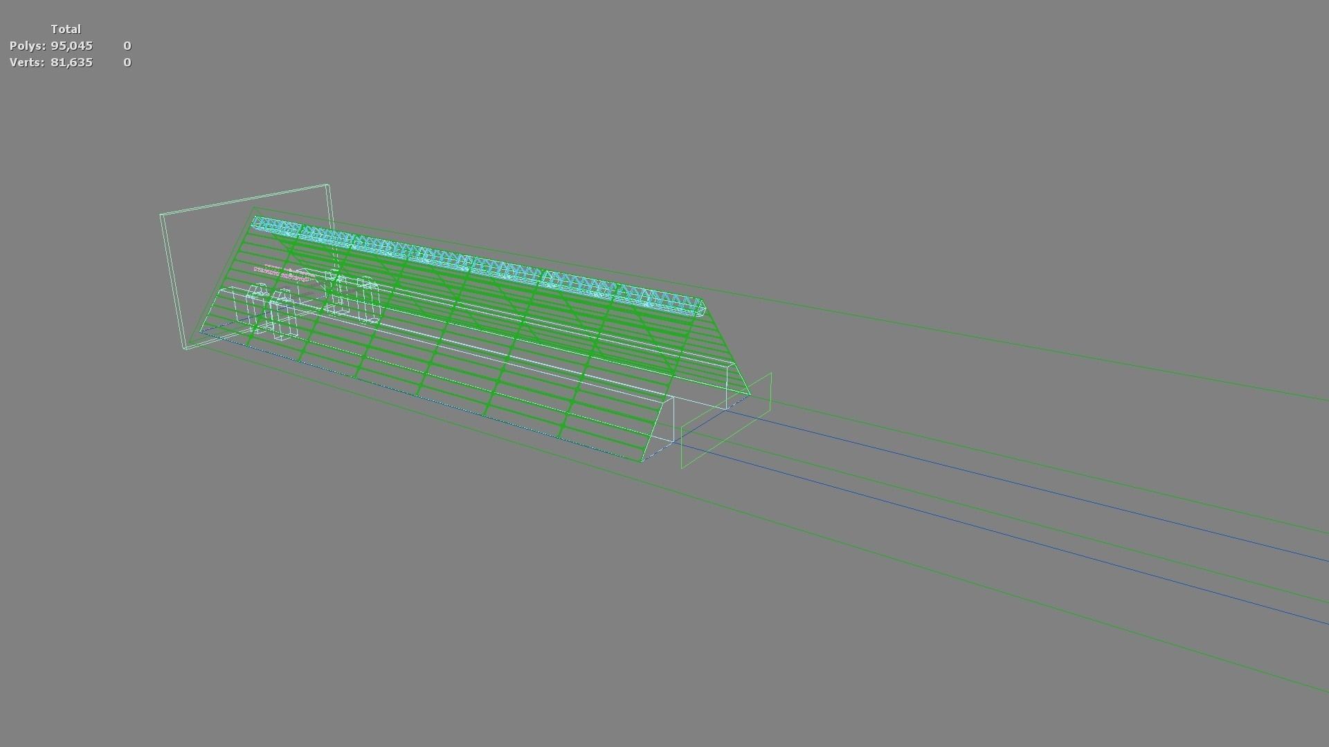 Sci-fi Spaceship interior 3D model_12