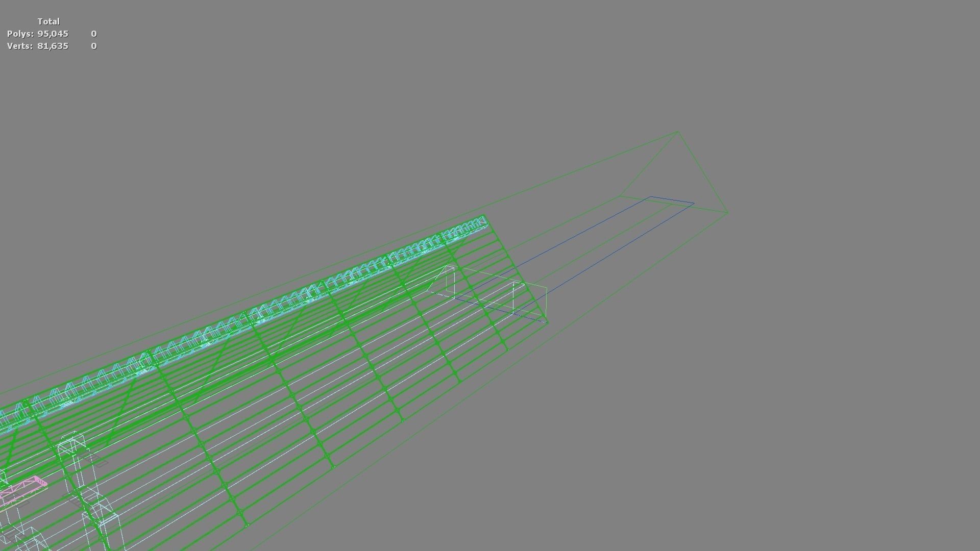 Sci-fi Spaceship interior 3D model_37