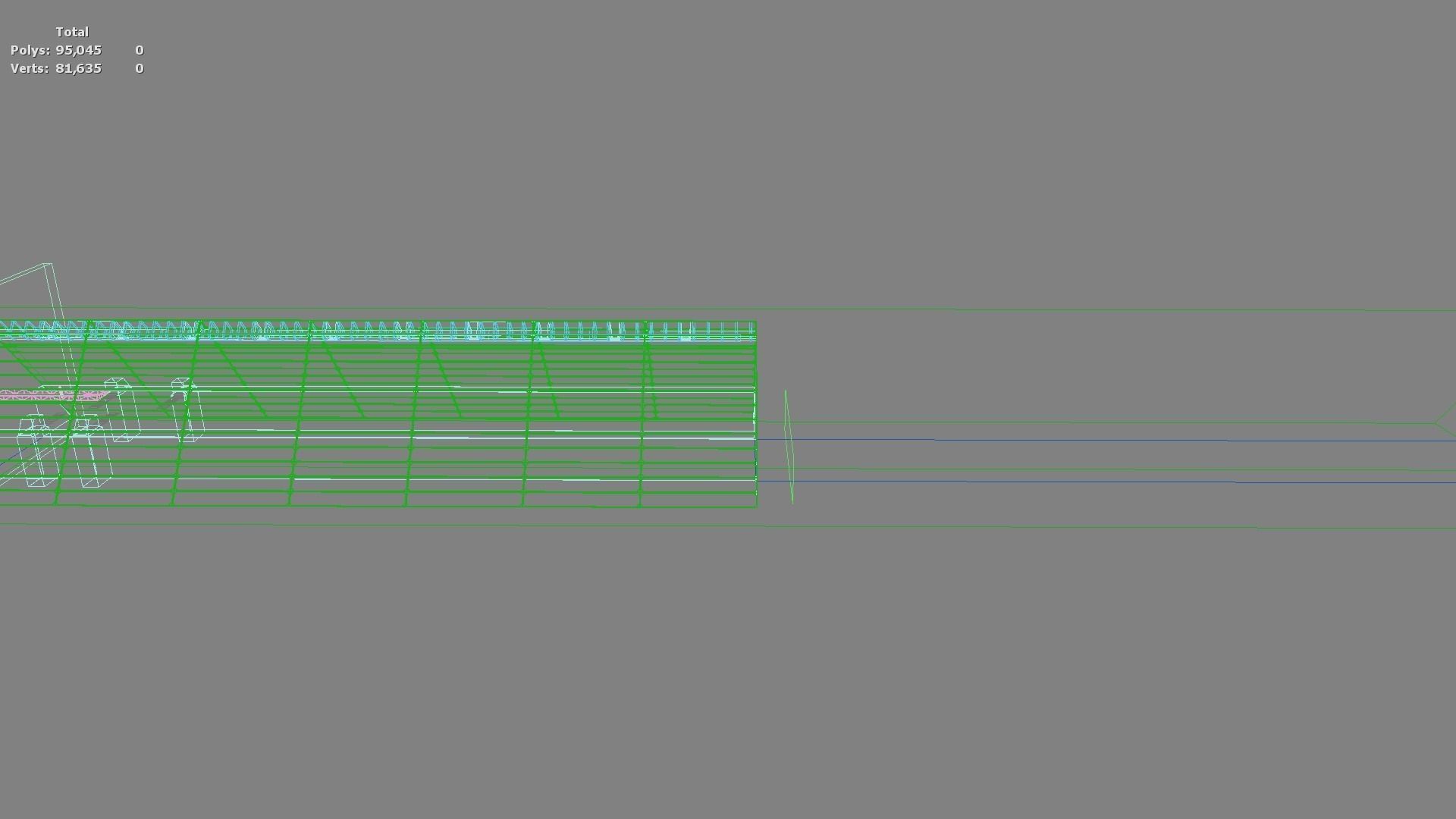 Sci-fi Spaceship interior 3D model_9