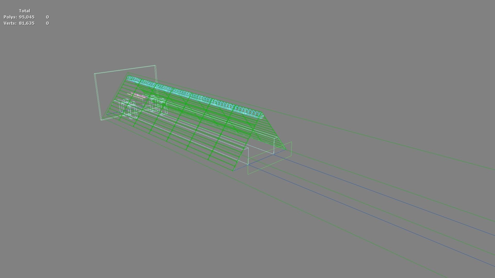 Sci-fi Spaceship interior 3D model_13
