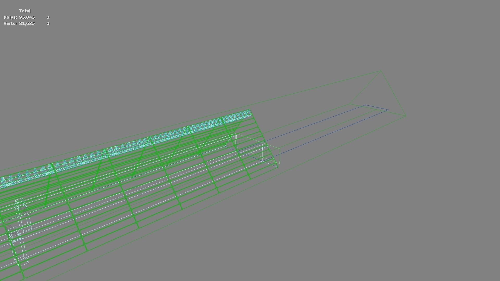 Sci-fi Spaceship interior 3D model_38