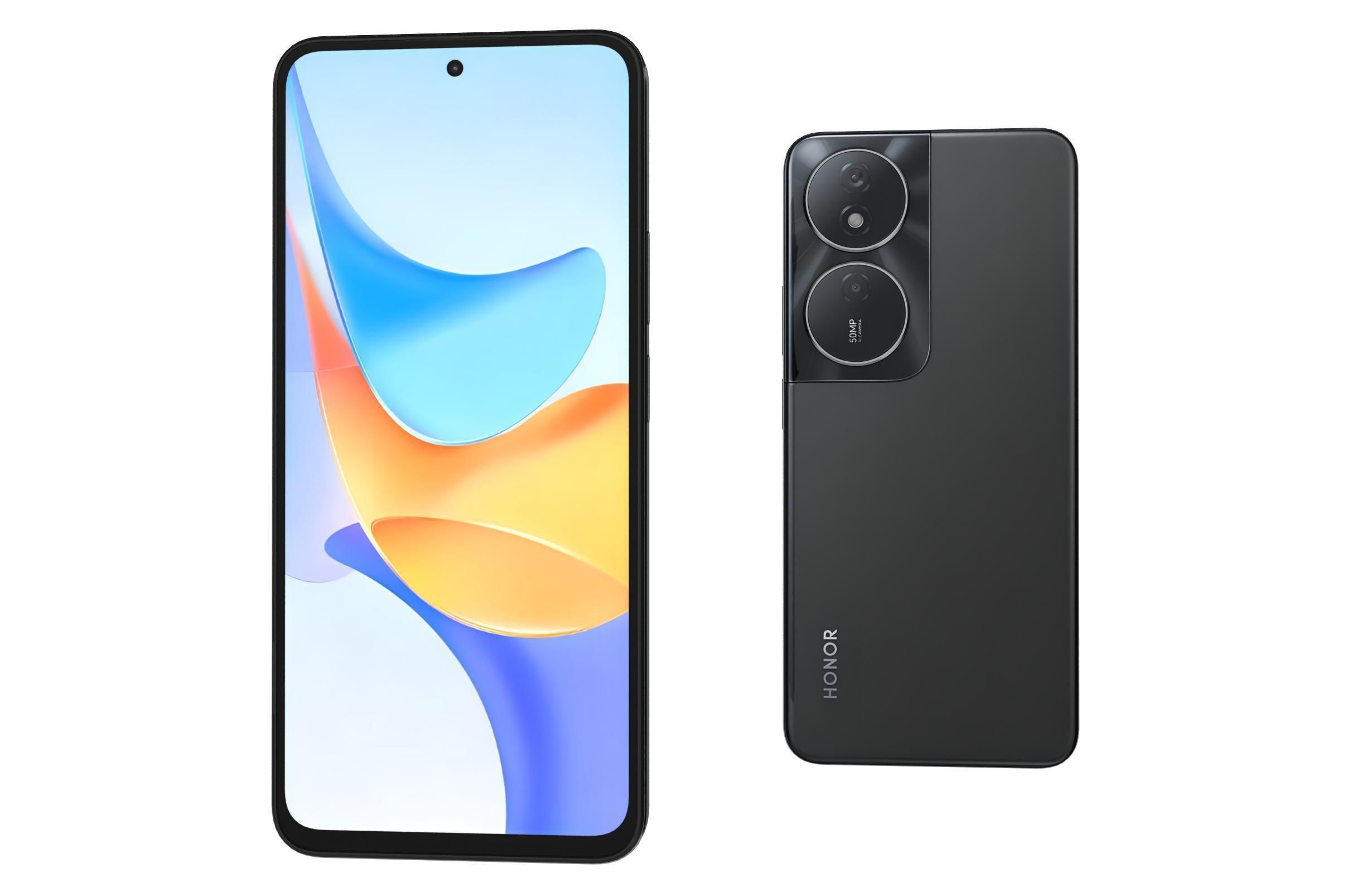 Honor Play 50 Plus Back 3D model_6